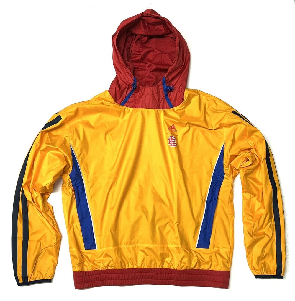 McDonalds Adidas Eric Emanuel Windbreaker Jacket Hoodie Mens Sz Small S H16555